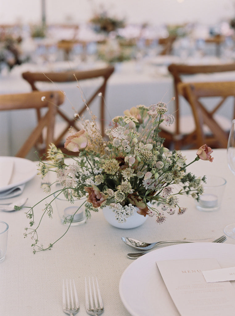 The Mini Ceramic Bowl on Wedding Table